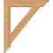 Ekena Millwork Traditional Traditional Smooth Bracket, Western Red Cedar, 3 1/2"W x 24"D x 28"H BKT04X24X28TRA01SWR - alternate 3